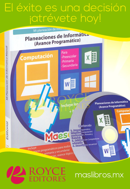 Compra en línea Planeaciones de Informática Preescolar, Primaria y Secundaria