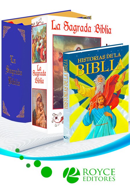 Compra en línea La Sagrada Biblia Azul e Historias de la Biblia