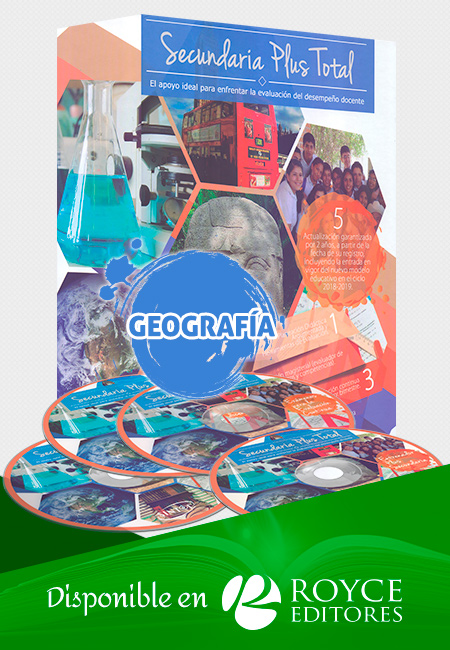 Compra en línea Secundaria Plus Total Geografía 4 CD-ROMs