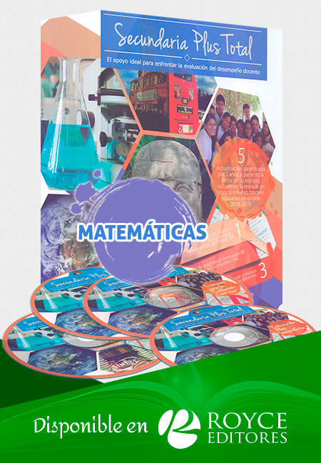 Compra en línea Secundaria Plus Total Matemáticas 4 CD-ROMs