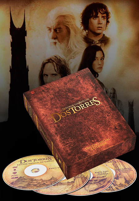 Compra en línea El Señor de los Anillos: Las Dos Torres 4 DVDs