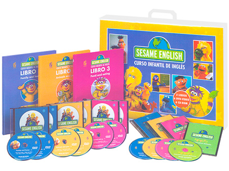 Compra en línea Sesame English Curso Infantil de Inglés 3 Vols con 6 DVDs