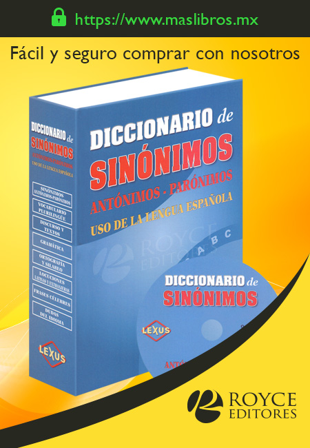 Compra en línea Diccionario de Sinónimos Antónimos y Parónimos con CD-ROM