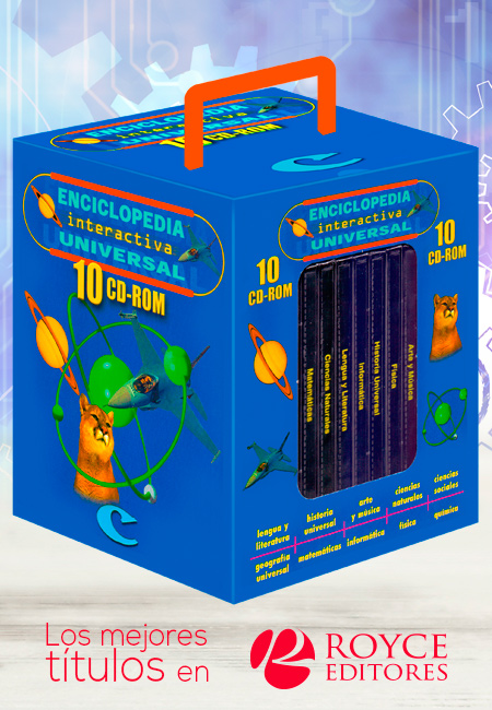 Compra en línea Enciclopedia Interactiva Universal 10 CD-ROMs (Maletín)