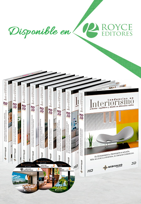Compra en línea Tendencias en Interiorismo 8 Vols con 3 DVDs