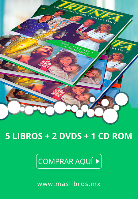 Compra en línea Triunfa Métodos de Estudio y Lectura Veloz 5 Vols con 2 DVDs