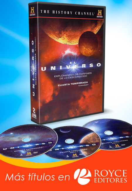 Compra en línea El Universo Cuarta Temporada 3 DVDs