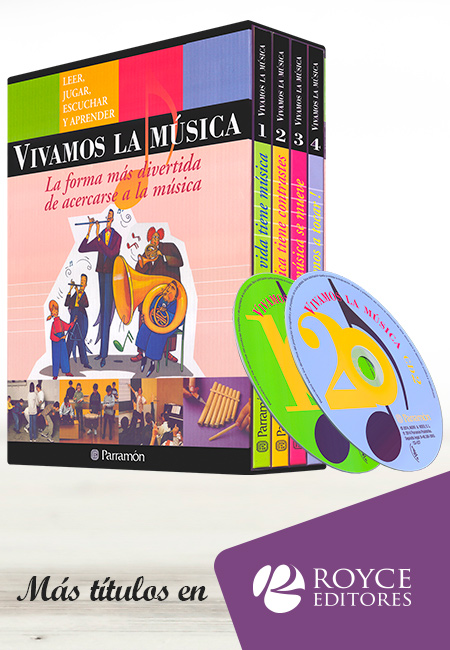 Compra en línea Vivamos la Música 4 Vols con 2 CDs Audio